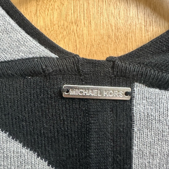 Michael Kors Black and Gray Poncho - Picture 3 of 4